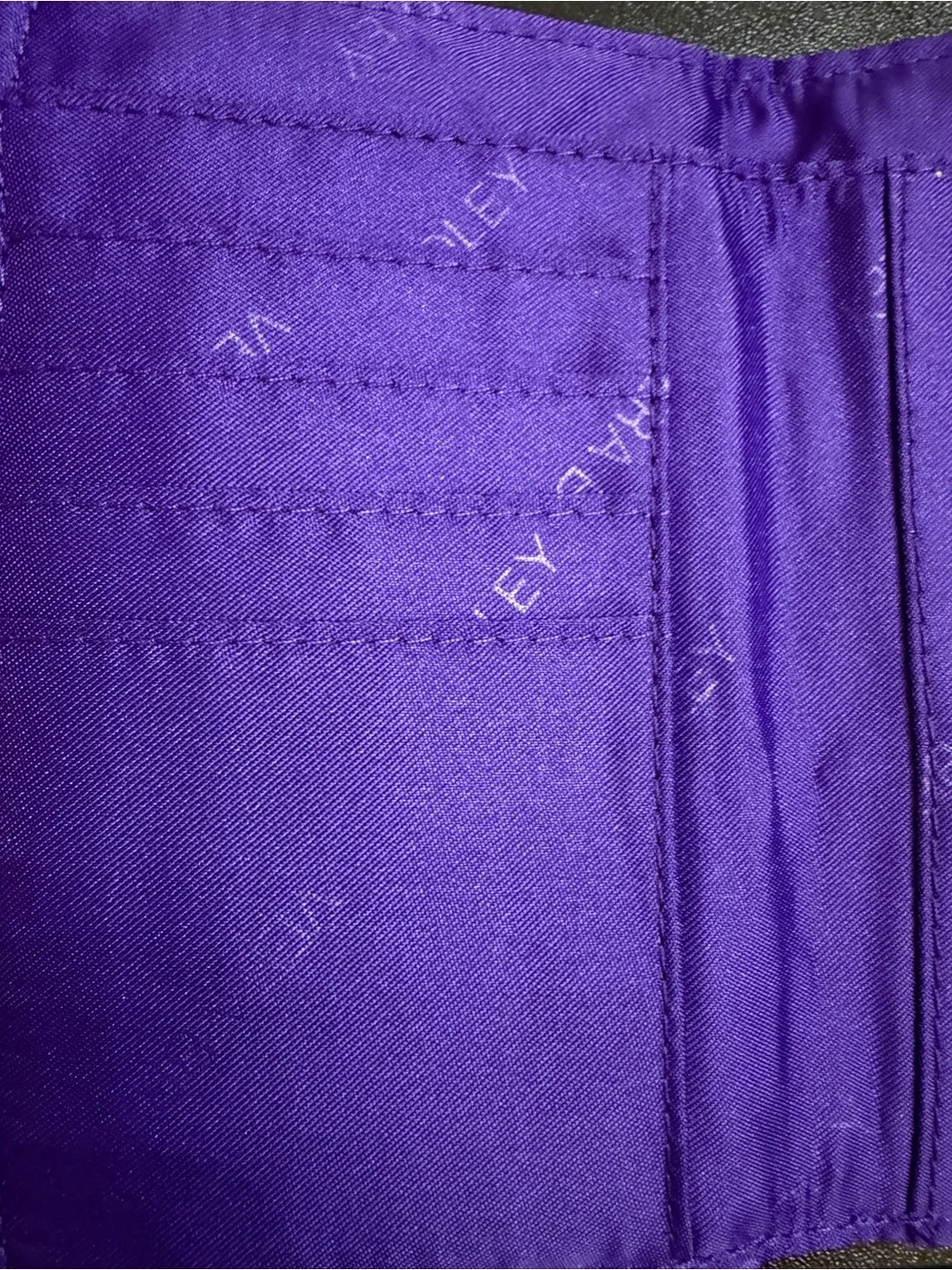 Vera Bradley Quilted Floral Wallet in Purple, Teal & Lime - Picture 6 of 6